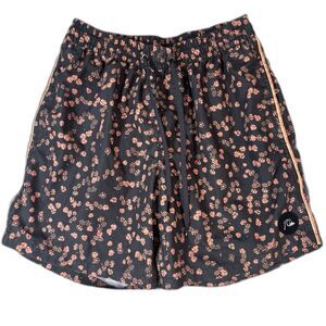 Quicksilver Men's Swim Board Shorts Size Medium Everyday Mix Volley Floral